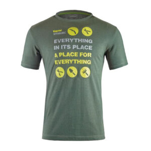 ΜΠΛΟΥΖΑ T-SHIRT ENJOY ΣΚΟΥΡΟ ΠΡΑΣΙΝΟ M