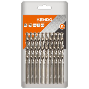 KENDO ΣΕΤ 10ΤΜΧ ΤΡΥΠΑΝΙ HSS ΜΕΤΑΛΛΟΥ 6x93mm 10206009