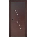Θωρακισμένη πόρτα Wenge με inox / KP116 - Image 2