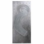 Πόρτα Εσωτερική Ral Inox με πατίνα EX727 από 063x200cm - Image 2