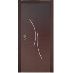Θωρακισμένη πόρτα Wenge με inox / KP116 - Image 4