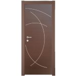 Θωρακισμένη Πόρτα Wenge με inox KΠ108 - Image 4