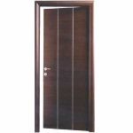 Εσωτερική Πόρτα Wenge με inox ΚΠ 105 - Image 4