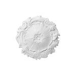 Deco Ροζέτα Οροφής Φωτιστικού πολυστερίνης 410mm Λευκή / Eleonora - Image 4