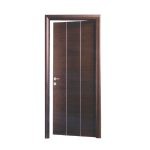 Εσωτερική Πόρτα Wenge με inox ΚΠ 105 - Image 3
