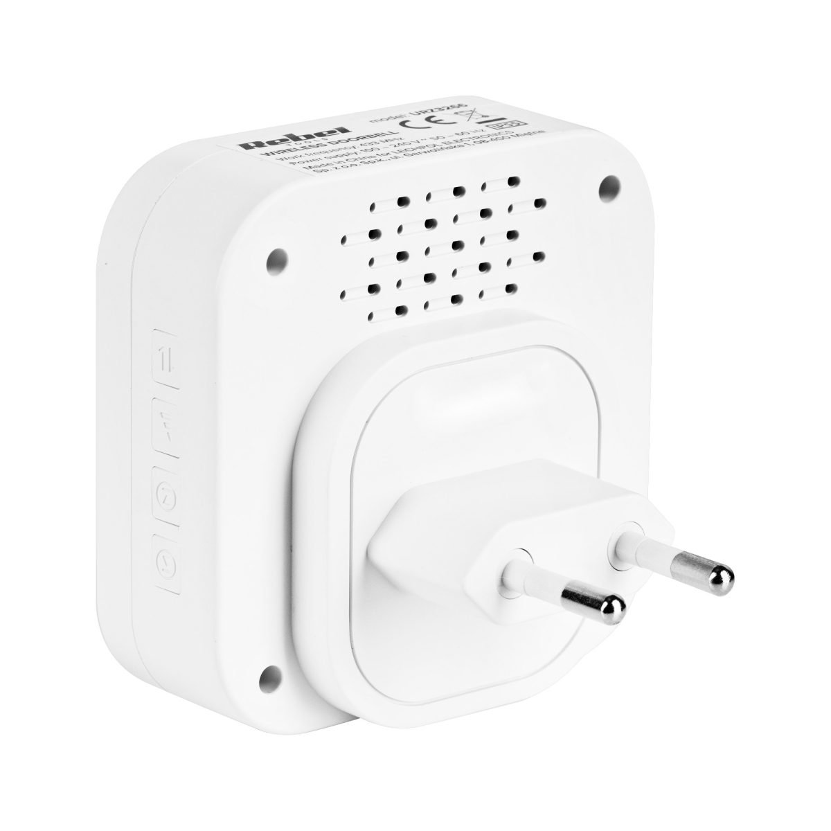 Ασύρματο κουδούνι 230V (36 μελωδίες, 2 υποδοχές USB) REBEL - Image 2