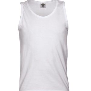 Ανδρικό μπλουζάκι τιράντα 155gr WHITE