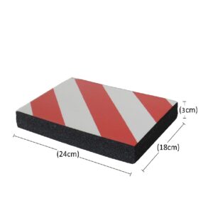 Thick Foam Bumpers dimensions white red