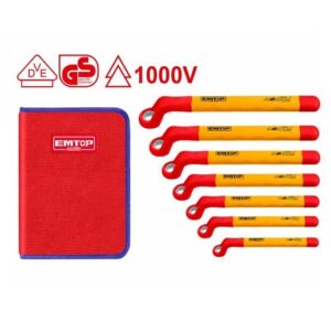 EMTOP ΣΕΤ ΠΟΛΥΓΩΝΑ ΣΠΑΣΤΑ 1000V VDE 7 ΤΕΜ EKISPA0702