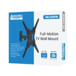 Βάση TV 23"-55" έως 30kg ρυθμιζόμενη επιτοίχια DM PRO μαύρη - Image 2