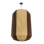 GloboStar® SALERNO 02076 Boho Κρεμαστό Φωτιστικό Πλέγμα Μονόφωτο 1 x E27 IP20 Μπεζ & Καφέ Σχοινί - Μ50 x Π50 x Υ80cm - Image 15