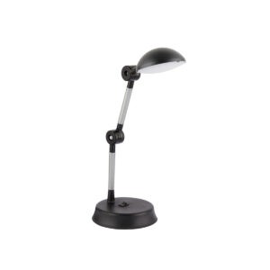 GloboStar® CARTA 202-0061 Μοντέρνο Επιτραπέζιο Φωτιστικό LED 6W 540lm 120° AC220-240V IP20 Ψυχρό Λευκό 6000K Μαύρο Πλαστικό - Μ20 x Π14.5 xΥ33cm  - 2 Χρόνια Εγγύηση