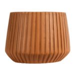 GloboStar® Artificial Garden ZANZIBAR 20539 Διακοσμητικό Κεραμικό Κασπώ Γλάστρα - Flower Pot Πορτοκαλί Φ11.5 x Υ9.5cm - Image 12