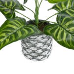 GloboStar® Artificial Garden PEACOCK 20888 Τεχνητό Διακοσμητικό Φυτό Παγώνι Φ38 x Υ33cm - Image 4