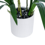 GloboStar® Artificial Garden YELLOW CHERRY CUMBIDIUM 21401 Διακοσμητικό Φυτό Κίτρινο Κυμβίδιο Υ60cm - Image 4