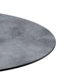 Επιφάνεια τραπεζιού Inspire pakoworld HPL γκρι cement Φ69εκ πάχους 12mm - Image 4