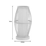 Επιτραπέζιο φωτιστικό Werek Inart Ε27 μπαμπού σε φυσική απόχρωση Φ18x33εκ - Image 3