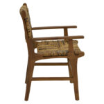 Πολυθρόνα Refane pakoworld φυσικό teak ξύλο-banana σχοινί 55x60x85εκ - Image 3