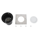 GloboStar® GIGO 60364 Χωνευτό Τετράγωνο Σποτ Δαπέδου για Λάμπα MR16 με Ντουί GU10 - Αδιάβροχο IP68 - IK09 - Ανοξείδωτο Ατσάλι / Stainless Steel 316 - Tempered Glass - Μ11 x Π11 x Υ11.5cm - Nickel Ματ - 5 Years Warranty - Image 18