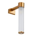 GloboStar® ELSA 60407 Μοντέρνο Φωτιστικό Τοίχου - Απλίκα Καθρέπτη Μπάνιου - Πίνακα 1 x G9 360° AC 220-240V IP44 Μ3.5 x Π13.5 x Υ20cm - Χάλκινο - 5 Χρόνια Εγγύηση - Image 15