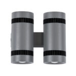 GloboStar® CANNONAL 60579 Φωτιστικό Τοίχου - Απλίκα Αρχιτεκτονικού Φωτισμού Εσωτερικού Χώρου Up & Down LED 20W 2300lm 30° AC 220-240V IP20 Μ12 x Π6.5 x Υ11cm - Θερμό Λευκό 2700K - Γκρι Ανθρακί με Μαύρο - Bridgelux Chip - 3 Χρόνια Εγγύηση - Image 12