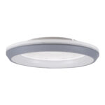 GloboStar® MELINA 61042 Πλαφονιέρα Οροφής Κύκλος LED CCT 55W 6376lm 120° AC 220-240V - Εναλλαγή Φωτισμού μέσω Τηλεχειριστηρίου All In One Ψυχρό Λευκό 6000k+Φυσικό Λευκό 4500k+Θερμό Λευκό 2700k Dimmable Φ48cm - Ανθρακί - 3 Years Warranty - Image 16
