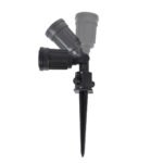 GloboStar® GRASEDO 61613 Καρφωτή Βάση Κήπου με Ντουί E27 για Λάμπα Σποτ PAR38 - Αδιάβροχη IP67 - Υψηλής Αντοχής ABS - VDE Certified - Φ7.6 x Υ43.5cm - Μαύρο - 5 Years Warranty - Image 14