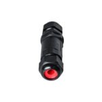 GloboStar® FAST-CONNECT 69916 Διπλός Ι Αδιάβροχος IP68 Σύνδεσμος Ταχείας Σύνδεσης & Διακλάδωσης Καλωδίων - 1 x Είσοδος & 1 x Έξοδος - Εσωτερική Τριπλή Κλέμα με Συμβατή Διατομή Καλωδίων 3 x 0.5mm² έως 3 x 4mm² - 450V 24A Max - Φ3 x Υ10.5cm - Μαύρο - 5 Years Warranty - Image 4