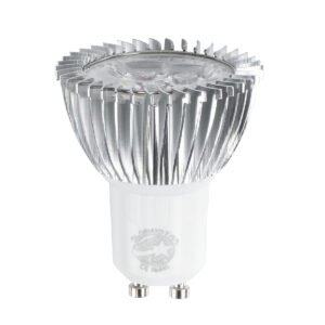 GloboStar® 76030 Σποτ LED GU10 MR16 3W 300lm 45° AC 220-240V IP20 Φ5 x Υ5.5cm Ψυχρό Λευκό 6000K - 3 Χρόνια Εγγύηση