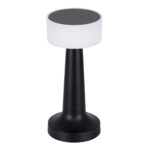 GloboStar® NANNA 76472 Επαναφορτιζόμενο Επιτραπέζιο Φωτιστικό Πορτατίφ LED 1.5W 105lm 120° DC 5V IP44 CCT Ultra Θερμό 1500K - Φυσικό Λευκό 4500K - Ψυχρό Λευκό 6000K Dimmable Μαύρο & Λευκό Πλαστικό - Μ9 x Π9 x Υ21cm - 2 Χρόνια Εγγύηση - Image 15
