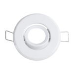 GloboStar® DELTA 77800 Χωνευτό Κινούμενο Στρόγγυλο Σποτ Οροφής για Λάμπα MR11 με Βάση GU5.3 ή GU10 - IP20 - Μεταλλικό - Φ70 x Υ21mm - Λευκό - 5 Χρόνια Εγγύηση - Image 4