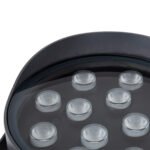 GLOBOSTAR® FLOOD-NIGMA 90396 Προβολέας Σποτ Wall Washer με Αντιθαμβωτική Γρίλια LED 24W 2040lm 30° DC 24V Αδιάβροχο IP65 RGBW DMX512 Dimmable - Γκρι Ανθρακί - Μ15 x Π15 x Υ9.1cm - 3 Χρόνια Εγγύηση - Image 10