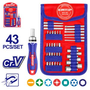 EMTOP ΣΕΤ ΕΝΑΛΛΑΞΙΜΟ ΚΑΤΣΑΒΙΔΙ ΜΕ 43ΤΜΧ ΜΥΤΕΣ EBST04302