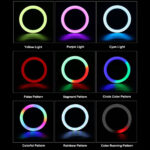 GloboStar® 75804 Professional Digital Ring Light Φ36cm LED SMD 50W 5000lm 180° AC 230V με Καλώδιο Τροφοδοσίας Πρίζας - Ασύρματο Χειριστήριο RF 2.4Ghz Εναλλαγής Χρωμάτων & 3 Βάσεις Τηλεφώνου - Πολύχρωμο RGBW+WW Dimmable - Image 24