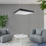 GloboStar® KAMALA 61210-P Κρεμαστή Πλαφονιέρα Οροφής LED CCT 100W 11020lm 120° AC 220-240V - Εναλλαγή Φωτισμού μέσω Τηλεχειριστηρίου All In One Ψυχρό 6000k+Φυσικό 4500k+Θερμό 2700k Dimmable Μ80 x Π80 x Υ8cm- Μαύρο - 3 Years Warranty - Image 40