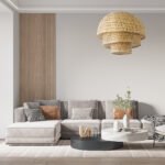 GloboStar® HIROKA 01836 Boho Κρεμαστό Φωτιστικό Πλέγμα Μονόφωτο 1 x E27 IP20 Μπεζ Ξύλο - Μ60 x Π60 x Υ50cm - Image 22