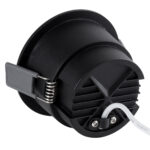 GloboStar® PLUTO-M 60256 Χωνευτό LED Spot Downlight TrimLess Φ8.4cm 10W 1300lm 38° AC 220-240V IP20 Φ8.4 x Υ5.9cm - Στρόγγυλο - Μαύρο & Anti-Glare HoneyComb - Φυσικό Λευκό 4500K - Bridgelux COB - 5 Years Warranty - Image 4
