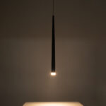GloboStar® TEARS 61309 Κρεμαστό Φωτιστικό Οροφής Design LED CCT 3W 330lm 180° AC 220-240V - Εναλλαγή Φωτισμού μέσω Διακόπτη On/Off All In One Ψυχρό 6000k+Φυσικό 4500k+Θερμό 2700k Φ3.2 x Υ51.5cm - Μαύρο - 3 Years Warranty - Image 10