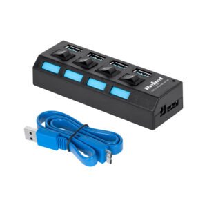 USB 3.0 Hub 4 Ports με Διακόπτη REBEL