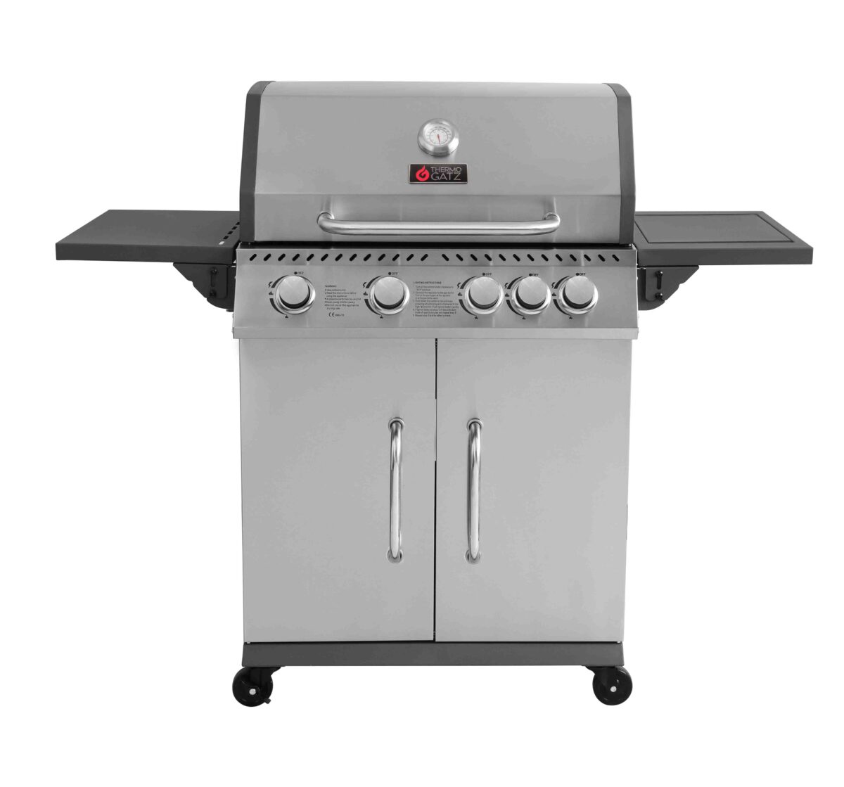 THERMOGATZ - BBQ ΥΓΡΑΕΡΙΟΥ GS GRILL ELITE 4+1 ΙΝΟΧ - 14,5 kW - Image 2