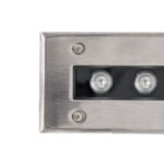 GloboStar® UNDERGROUND-REMVI 90194-R Χωνευτό Φωτιστικό Wall Washer Δαπέδου LED 18W 1440lm 10° DC 24V Αδιάβροχο IP68 L100 x W9 x H7.2cm Κόκκινο - Ανοξείδωτο Ατσάλι - 3 Years Warranty - Image 9
