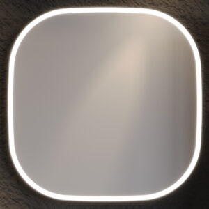 Καθρέφτης LED ENZA  100cm Ανθρακί MDF 18mm Λάκα με περιμετρικό φωτισμό 3MENZ100ANTM