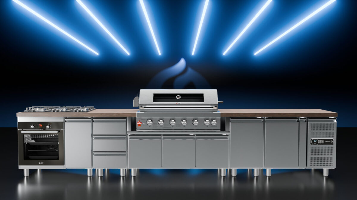 THERMOGATZ - ΕΡΜΑΡΙΟ INOX BBQ TGH-B1-B8B-G ΜΕ ΠΟΡΤΕΣ - Image 3