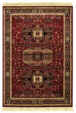 ΧΑΛΙ PERSIA 6057 BURGUNDY ΜΕ ΚΡΟΣΣΙ - 080X150  NewPlan