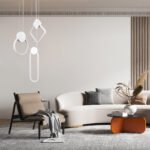 GloboStar® MARY 61083 Κρεμαστό Φωτιστικό Οροφής Design LED CCT 12W 1440lm 300° AC 220-240V - Εναλλαγή Φωτισμού μέσω Διακόπτη On/Off All In One Ψυχρό 6000k+Φυσικό 4500k+Θερμό 2700k Μ20 x Π2.3 x Υ28.5cm - Λευκό - Image 12