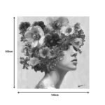 Πίνακας σε καμβά Mavare Inart 100x3.5x100εκ - Image 2