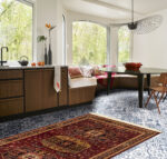 ΧΑΛΙ PERSIA 6057 BURGUNDY ΜΕ ΚΡΟΣΣΙ - 080X150  NewPlan - Image 5