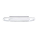 GloboStar® IGOR 61217 Φωτιστικό Οροφής Linear Design LED CCT 24W 2880lm 210° AC 220-240V - Εναλλαγή Φωτισμού μέσω Διακόπτη On/Off All In One Ψυχρό 6000k+Φυσικό 4500k+Θερμό 2700k Μ41 x Π13 x Υ4.5cm - Λευκό - 3 Years Warranty - Image 4