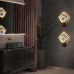 GloboStar® ANNA 61085 Φωτιστικό Τοίχου - Απλίκα Design LED CCT 15W 1800lm 300° AC 220-240V - Εναλλαγή Φωτισμού μέσω Διακόπτη On/Off All In One Ψυχρό 6000k+Φυσικό 4500k+Θερμό 2700k Μ25 x Π8 x Υ30cm - Μαύρο - Image 10
