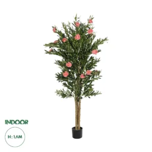 GloboStar® Artificial Garden PINK PEONY 21097 Τεχνητό Διακοσμητικό Δέντρο Παιώνια Μ80 x Π70 x Υ160cm